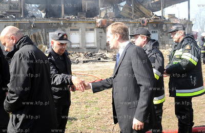Kamien Pomorski/Zachodniopomorskie. Pozar hotelu socjalnego...