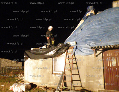 W Malachinie, gm. Czersk, traba powietrzna i wichura...