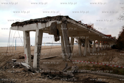 Sopot, Lazienki Polnocne. Rozpoczeto rozbiorke tarasu...