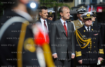 Gdynia. Swieto Marynarki Wojennej. Uroczystosc zmiany...