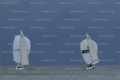 Sopot. Zatoka Gdanska k. Molo. Energa Sopot Match Race...