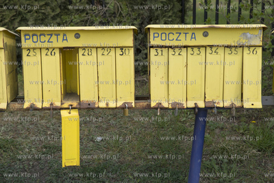 Skrzynki na listy.
26.04.2020
Fot. Krzysztof Mania/KFP