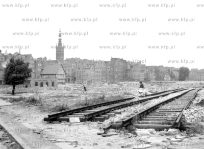 Budowa torow tramwajowych na ul. Leningradzkiej ( dzisiaj...