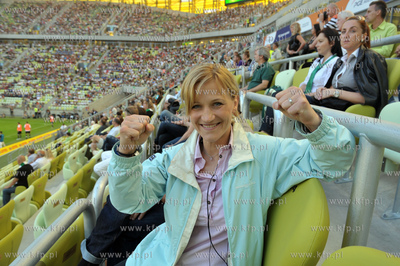 Mecz inauguracyjny na PGE Arena w Gdansku pomiedzy...