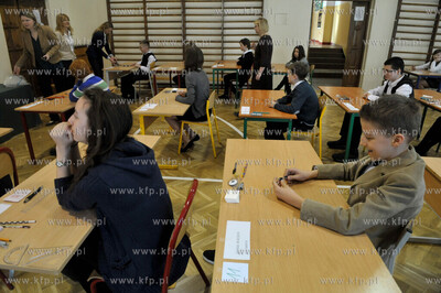 Gdansk.Szkola Podstawowa nr 50. Ogolnopolski test sprawdzajacy...