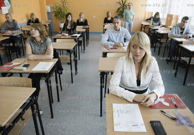 Gdansk. Liceum Ogolnoksztalcace nr. XV. Matura probna...