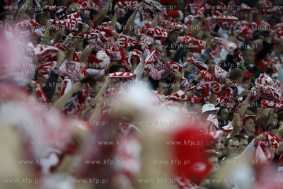 Gdansk. Stadion pilkarski PGE Arena. Mecz towarzyski...
