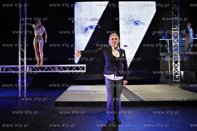 Gdansk. Teatr Wybrzeze. Proba medialna spektaklu Stalker...