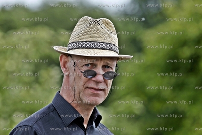 Gdansk. Park Ronalda Reagana. Uroczystosc odsloniecia...
