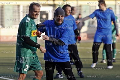 Gdansk. Boisko przy ul. Traugutta.  Sylwestrowy mecz...