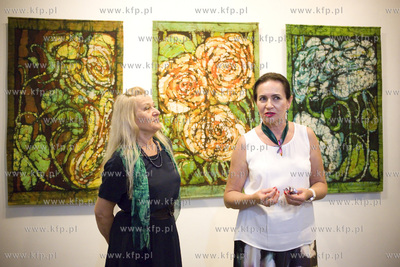 Galeria ZPAP w Gdańsku. Otwarcie wystawy Heleny Sadłek...