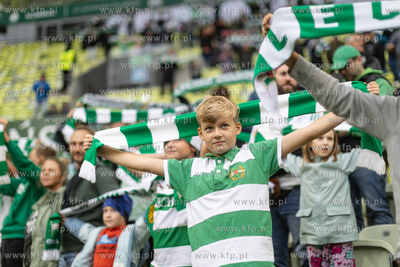Ekstraklasa. Lechia Gdańsk - Radomiak Radom. Nz. kibice...