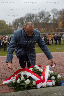 Wojskowy Cmentarz Francuski w Gdańsku. Uroczystości...