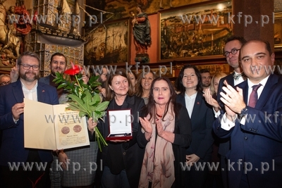 Uroczystość wręczenia medali Rady Miasta Gdańska....