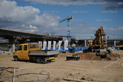 Gdansk. Budowa obwodnicy Poludniowej - wezla Lipce
02.09.2011
fot....