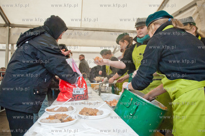 Gdansk. Targ Weglowy. Wielka Sobota. Sniadanie wielkanocne...