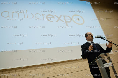 Gdansk. Letnica. Uroczyste otwarcie Centrum Wystawienniczo-Kongresowego...