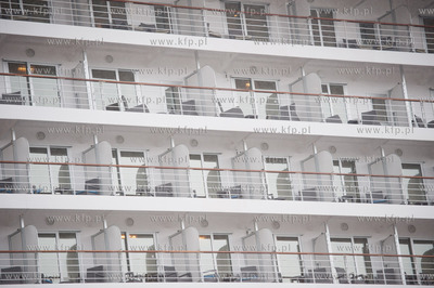 Port w Gdyni. Nabrzeze Stanow Zjednoczonych. Wizyta...