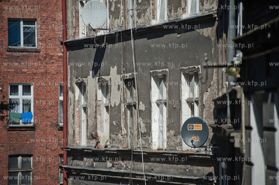 Gdansk. Kamienice przy ul. Biskupiej. 11.09.2012 fot....