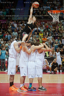 Sopot. Ergo Arena. Mecz pokazowy kosyzkowki Gortat...