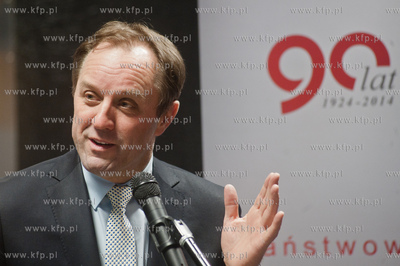 Hala Ergo Arena. Uroczystosc podpisania umowy pozyczki...