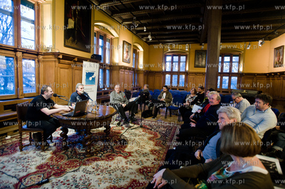 Gdansk. Ratusz Staromiejski. Spotkanie z Markiem Karewiczem...