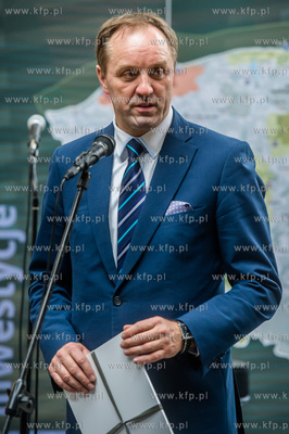 Gdansk. Uroczystosc oficjalnego otwarcia nowej siedziby...