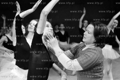 Próba pod okiem Tamary Wasilewskiej  do baletu Jezioro...