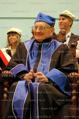 Nadanie tytulu doktora honoris causa Uniwersytetu Gdanskiego...