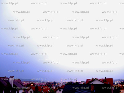 Burza nad Gdynia i Rumia. Potezne wyladowania atmosferyczne...