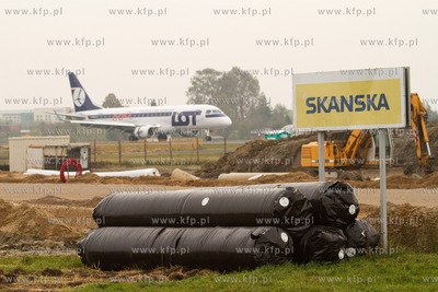 Gdansk, Rebiechowo. Rozbudowa Portu Lotniczego Gdansk...