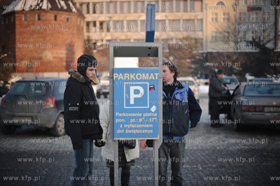 Z powodu nieskich temperatur parkometry umieszczone...