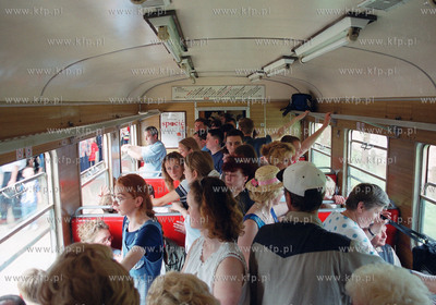 Papiez Jan Pawel II w Trojmiescie Na zdjeciu Podrozujacy...