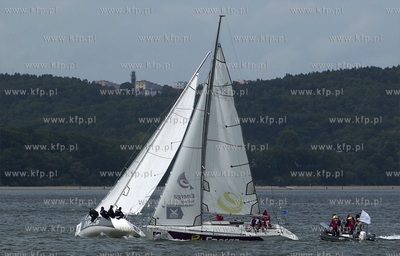 Sopot. Zatoka Gdanska k. Molo. Energa Sopot Match Race...