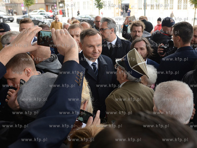 Gdynia. Prezydent Andrzej Duda odwiedził, podczas...