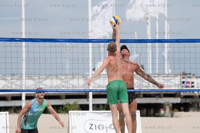 Sopot, plaża. Mecze siatkówki plażowej przy molo
23.07.2022
fot....