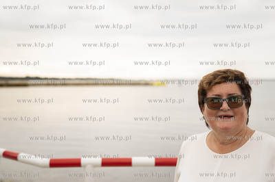 Otwarcie Mariny Puck. Nz. Hanna Pruchniewska burmistrz...