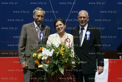 Stoczni Gdynia, ceremonia chrztu samochodowca Ro-Ro...