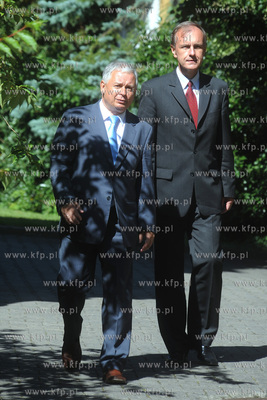 Sopot, Belwederek. Spotkanie Prezydenta RP Lecha Kaczynskiego...