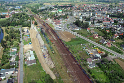 Pruszcz Gdanski i dowrzec PKP z lotu ptaka. 26.07.2009...
