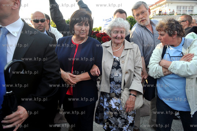 Sopot - zakonczenie kampanii wyborczej kandydata na...