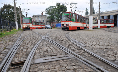 Zajezdnia tramwajowa na ulicy Abrahama w Gdansku Wrzeszczu.20.09.2010Fot....
