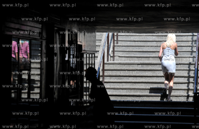 Gdansk. Tunel pod Podwalem Przedmiejskim na wysokosci...