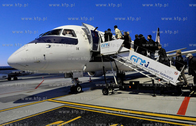 Pierwszy dzien funkcjonowania nowego terminalu T2 gdańskiego...