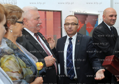 70 urodziny Lecha Walesy w oliwskim Palacu Opatow w...