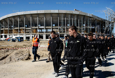 Gdansk. Dzien otwarty stadionu pilkarskiego w Letnicy....
