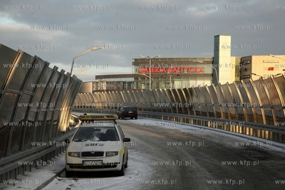 Gdansk. Wiadukt nad Grunwaldzka w ciagu budowanejTrasy...
