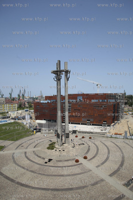 Budowa Europejskiego Centrum Solidarnosci w Gdansku....