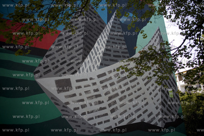 Mural w Porcie Wrzeszcz znajdujący się przy ulicy...