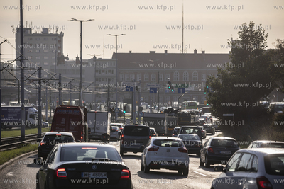Korek na ulicy Armii Krajowej w Gdańsku.
03.10.2019
fot....